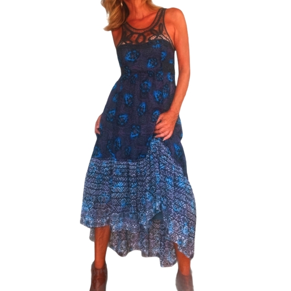 Free People Dresses & Skirts - New Free People boho crochet maxi